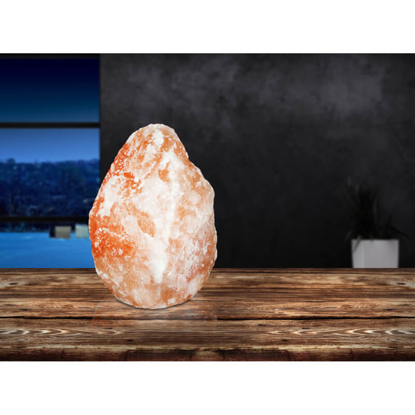 Gabinetowa lampa stołowa Stone kryształ soli na biurko