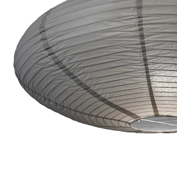 Papierowy abażur do lampy wiszącej Villo 60 2213253218 owalny brązowy