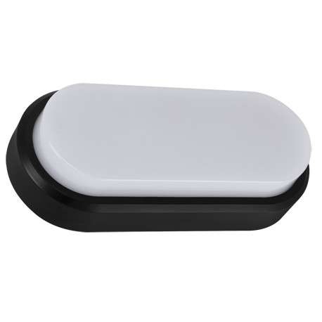 Hermetyczna LAMPA plafon ARON 03799 Ideus zewnętrzna OPRAWA sufitowa LED 18W 4000K outdoor IP65 czarna