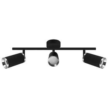 Modernistyczna lampa sufitowa Frida 4203 Ideus metalowa czarna
