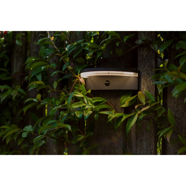 Solarna lampa elewacyjna VYZOR 6915701335 LED 7W 4000K IP44 ciemnoszara