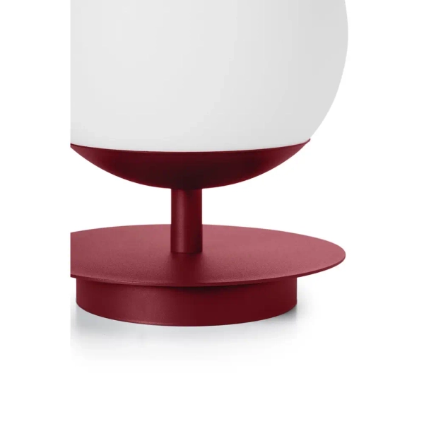Lampa na stolik PLAAT ST PLS154P1 do sypialni burgundowa