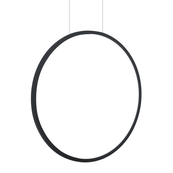 Lampa wisząca Saturno ML8854 pierścień LED 28W 4000K czarny