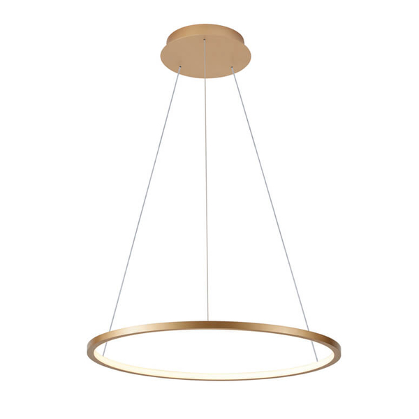 Minimalistyczny zwis Vinola PND-56135B-040RPC-GD-3KS4K Italux LED 24W 3000-4000K złota