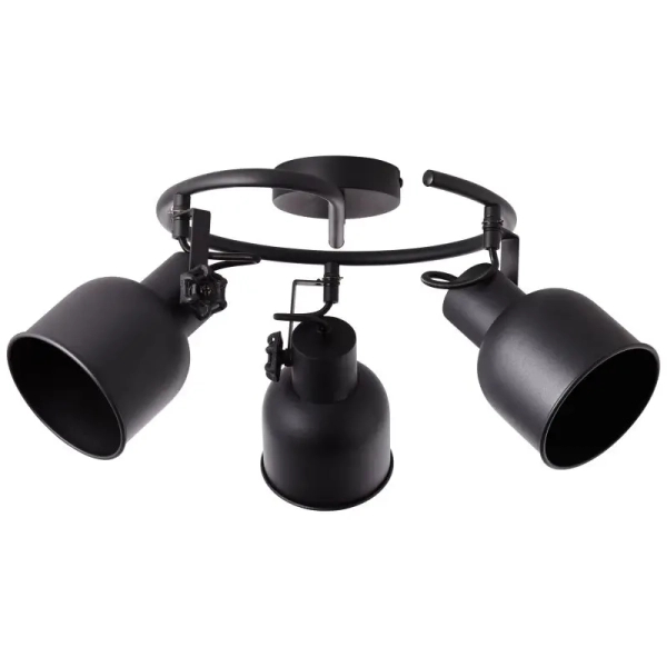 Regulowana lampa sufitowa Rolet 49633/76 reflektorki czarne złote