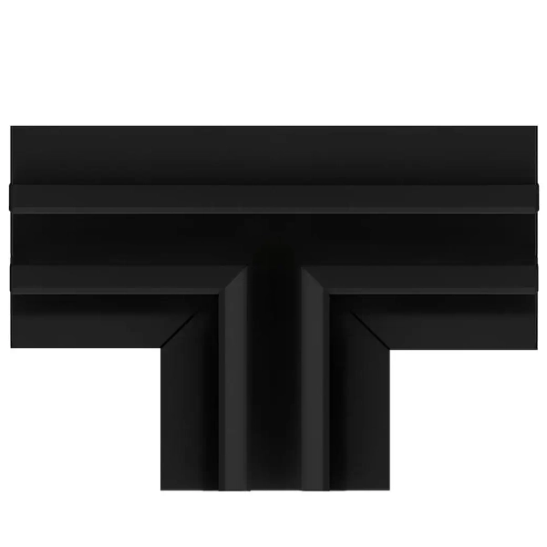 Podtynkowy narożnik typu T do szyn Magnetic Track ML2321 czarny