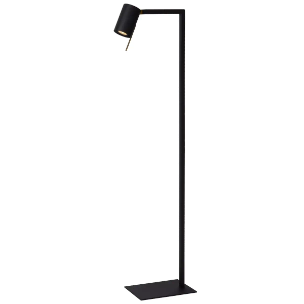 Stojąca lampa salonowa Lesley 03725/01/30 Lucide tuba metalowa czarna