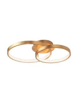 Sufitowa lampa pokojowa Nueve rings LED 44W 3000K plafon złoty