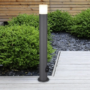 Słupek do ogrodu Hoosic 424060142 stojąca lampa tuba antracytowa