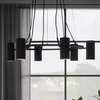 Lampa wisząca PORTO 107357 Markslojd ring metalowy tuby czarne