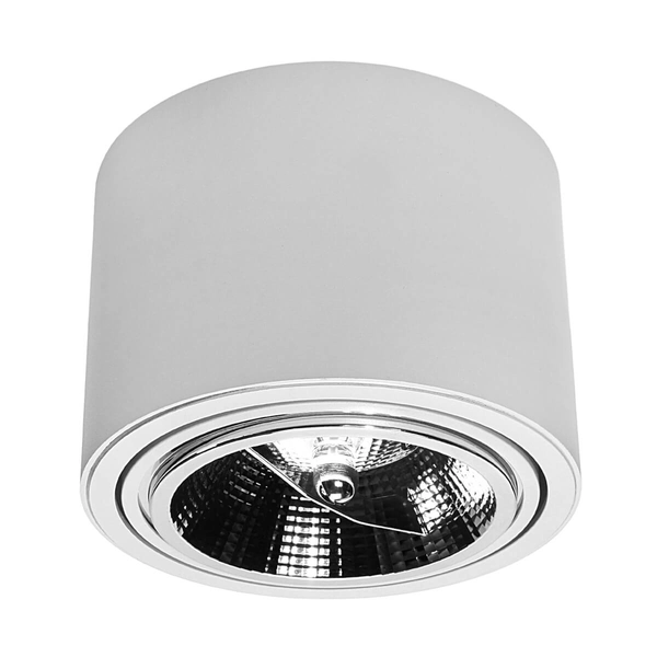 Lampa nasufitowa kuchenna 448 Domeno LED downlight okrąg biała