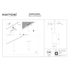 Szynowa lampa magnetyczna Focus TR041-4-12WTW-DD-W LED 12W 2700-6000K ścieżka świetlna biała