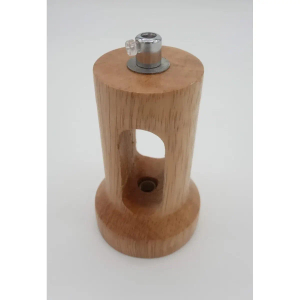 Wisząca lampa stożek Nordic Woody ST-5097B Step LED 120W drewno biała
