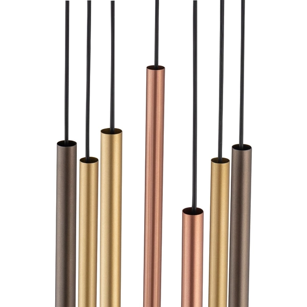 Okrągła lampa wisząca kaskada Laser 10704 Nowodvorski wielokolorowa