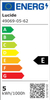 Ściemniana żarówka LED 49069/05/62 Lucide E27 5W 2700K 550lm bursztynowa