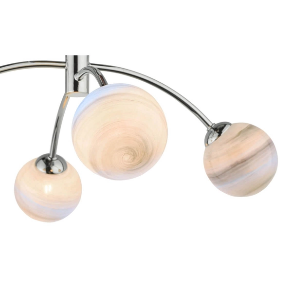 Kulista lampa sufitowa Izzy IZZ0450-07 kule balls szklane chrom