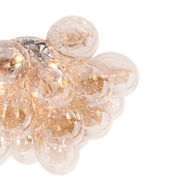 Sufitowa lampa Groos 4200990-5503 By Rydens szklane bąbelki bursztynowe