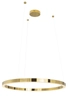 LAMPA wisząca LUXURY P0370D Maxlight LED 67W 3000K metalowa OPRAWA okrągły ZWIS pierścień ring złote