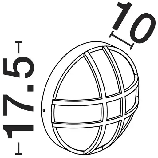 Elewacyjna lampa ścienna CASVELO LE75256 na taras IP65 antracyt