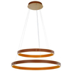 LAMPA wisząca MANEZIA PND-270160-2A-GD Italux metalowa OPRAWA okrągły zwis LED 115W 3000K pierścienie rings
