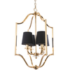 Klasyczna LAMPA wisząca NEW YORK P04667AU Cosmolight metalowy zwis na łańcuchu złoty