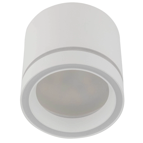 Lampa nasufitowa Jet 4334 do sypialni tuba rurka sopel biała