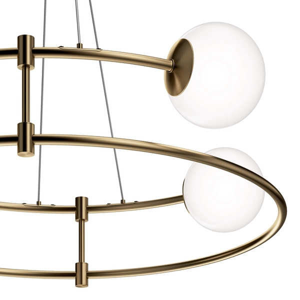 Lampa wisząca Balance MOD317PL-04G kule balls złota