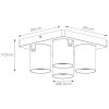 Przysufitowa lampa tubki NIGEL 09929/20/31 Lucide kuchenna biały