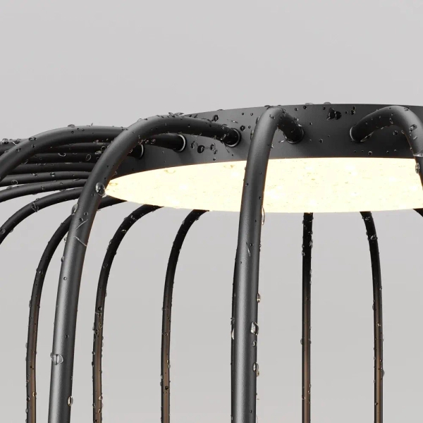 Ogrodowe oświetlenie naziemnie Wisp O478FL-L18GF3K LED 18W 3000K IP54 czarna