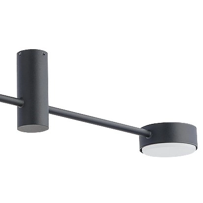 Industrialna LAMPA sufitowa ORBIT 7943 Nowodvorski metalowe molekuły kinkiet do kuchni czarny