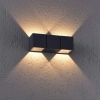 Prostokątna lampa elewacyjna Marcel LED 8W 3000K grafitowa