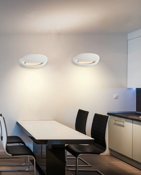 Minimalistyczny kinkiet pokojowy Largo LED 12W biały