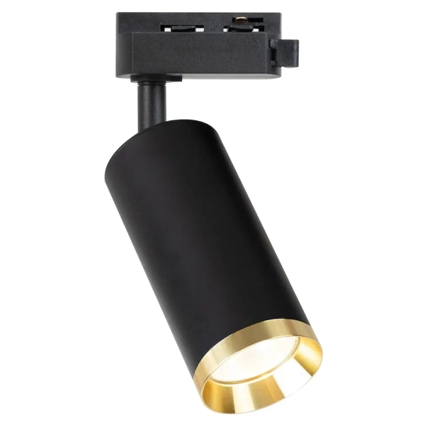 Jednofazowa szynowa lampka Mica Track ML2092 tubka punktowa czarny