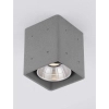 Kwadratowa lampa sufitowa TRAVONO LE75180 LED 10W 3000K IP65 szary