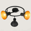 LAMPA sufitowa DISO 98-63434 Candellux industrialna OPRAWA reflektorki czarne złote