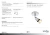 Reflektorowa lampa sufitowa Amalfi G2521013 Saxby do kuchni nikiel