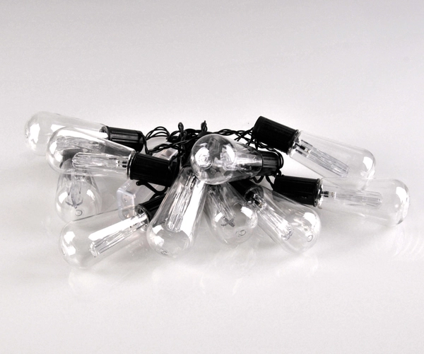 Girlanda łańcuch świetlny Edison 312884 Polux LED 2,6m na baterie 3000K czarna