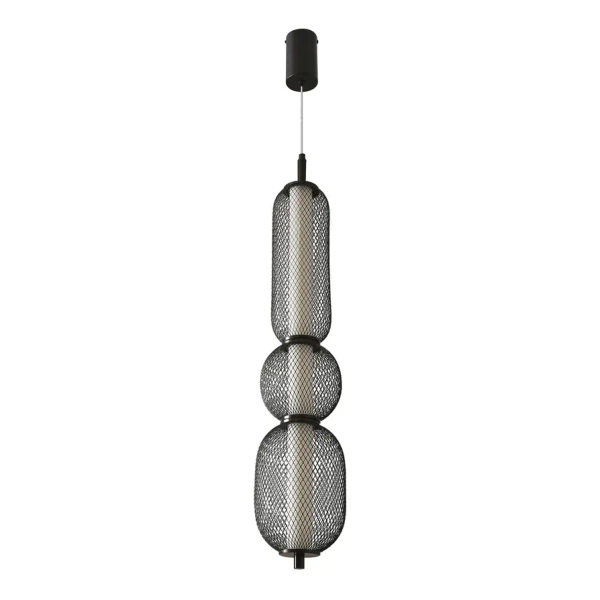 Podłużna lampa wisząca Puma 33-35363 LED 15W 3000K do salonu czarna