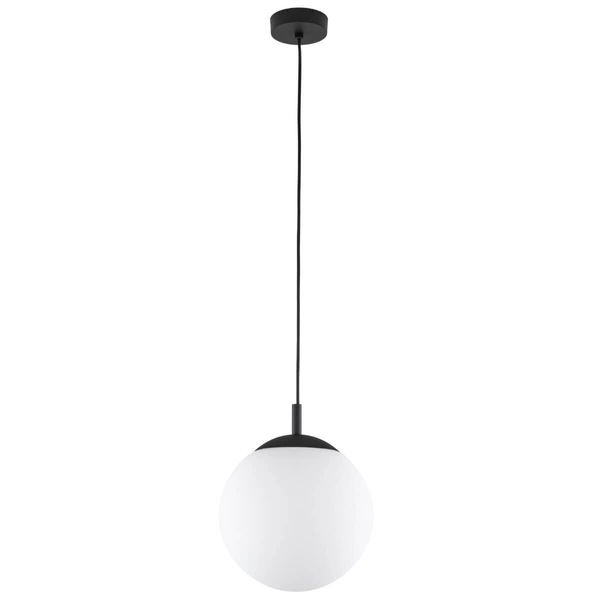 Lampa wisząca nad wyspę Esme 5670 bubble zwis ball biała czarna