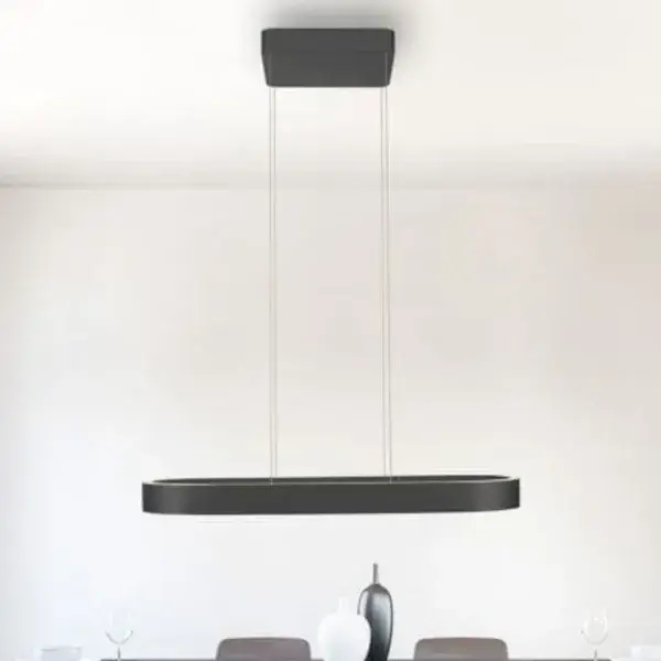 Lampa wisząca opuszczana góra-dół Q-STRETTO czarna 2688-18 2x76W 2200-5000K CCT