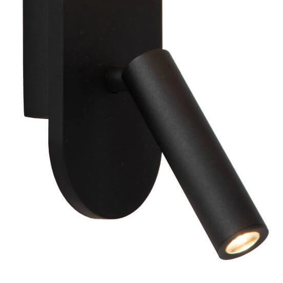 Kinkiet z włącznikiem Kelly 77287/05/30 LED 3,5W 3000 K biały czarny