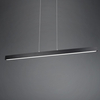 LAMPA wisząca BELFAST 375510432 Trio metalowa OPRAWA belka ZWIS LED 44W 3000K ściemnialny czarny