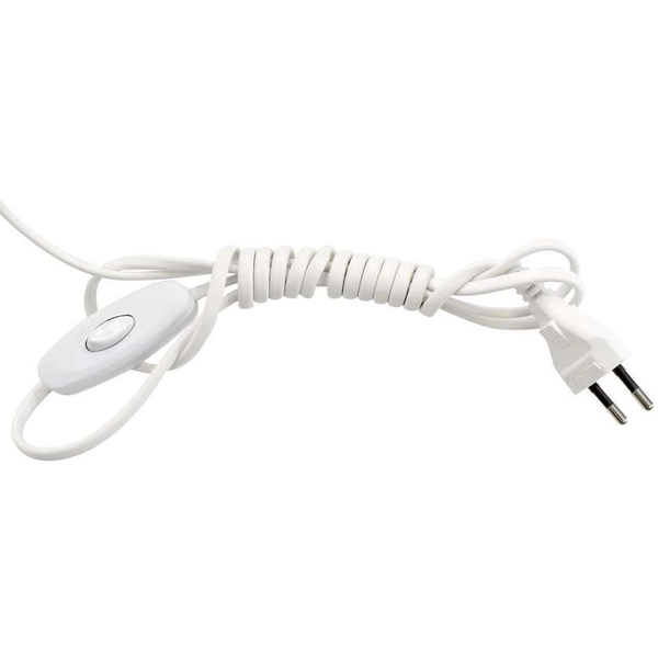 Stołowa LAMPA loft VIDAR MLP6105 Milagro metalowa LAMPKA stołowa tuba na biurko biała