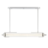 Lampa wisząca Espada QN-ESPADA-LP-PC LED 38W 3000K tuba szklana srebrny