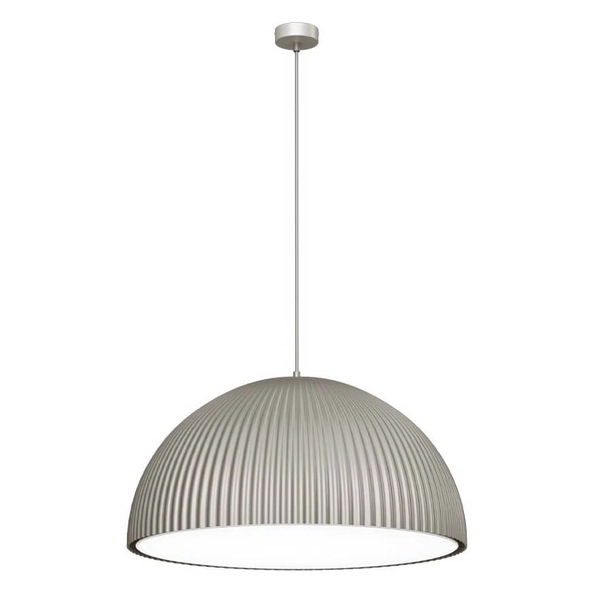 Jadalniana lampa zwisowa Gandra 5026+5055 Shilo kopuła nad stół srebrna