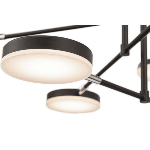 Regulowana lampa wisząca Fad MOD070PL-L38B3K LED 36W 3000K czarna