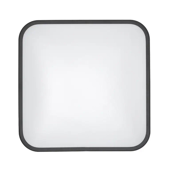 Kwadratowy plafon do kuchni AGNES SQUARE 10983 LED 16W 3000K IP44 czarny