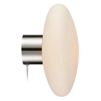 Lampa ścienna Locus 108538 Markslojd owalna do salonu szklana biała