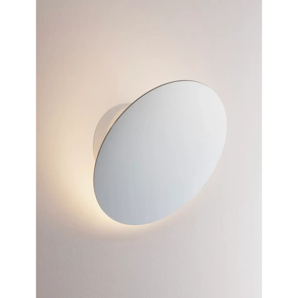 Okrągły naścienny kinkiet SARVINO LE45554 LED 13W 3000K IP54 biały