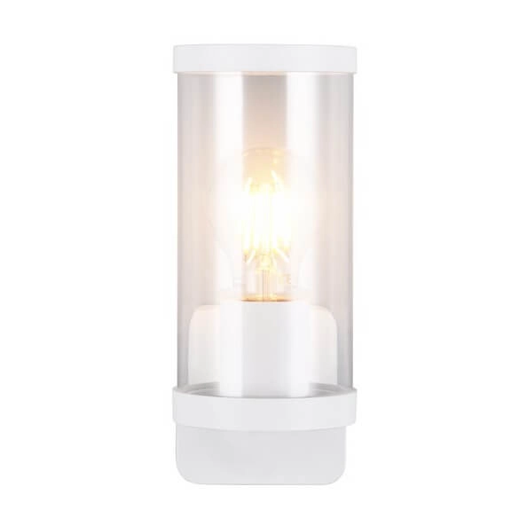 Metalowa lampa ścienna Bonito R21596131 IP44 tuba biały